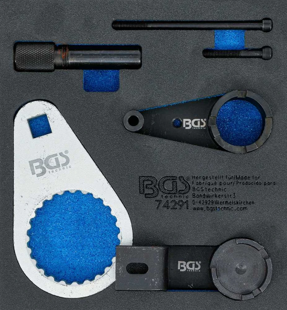 Bgs Technic Variklio fiksavimo įrankių rinkinys | Dodge, Chrysler, GM, Holden, Jeep 2.8 CRD (74291)