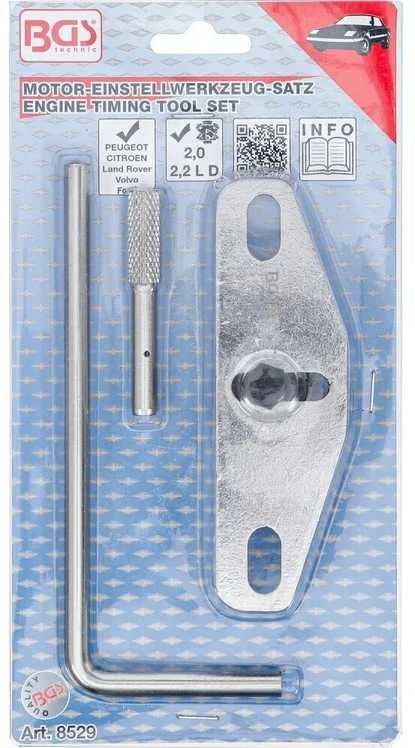 Bgs Technic Variklio fiksavimo rinkinys | Rover, Peugeot, Ford, Volvo 2.0, 2.2L D (8529)