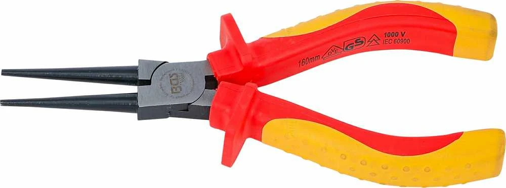 Bgs Technic VDE apvalios nosies replės | 160 mm (35886B)
