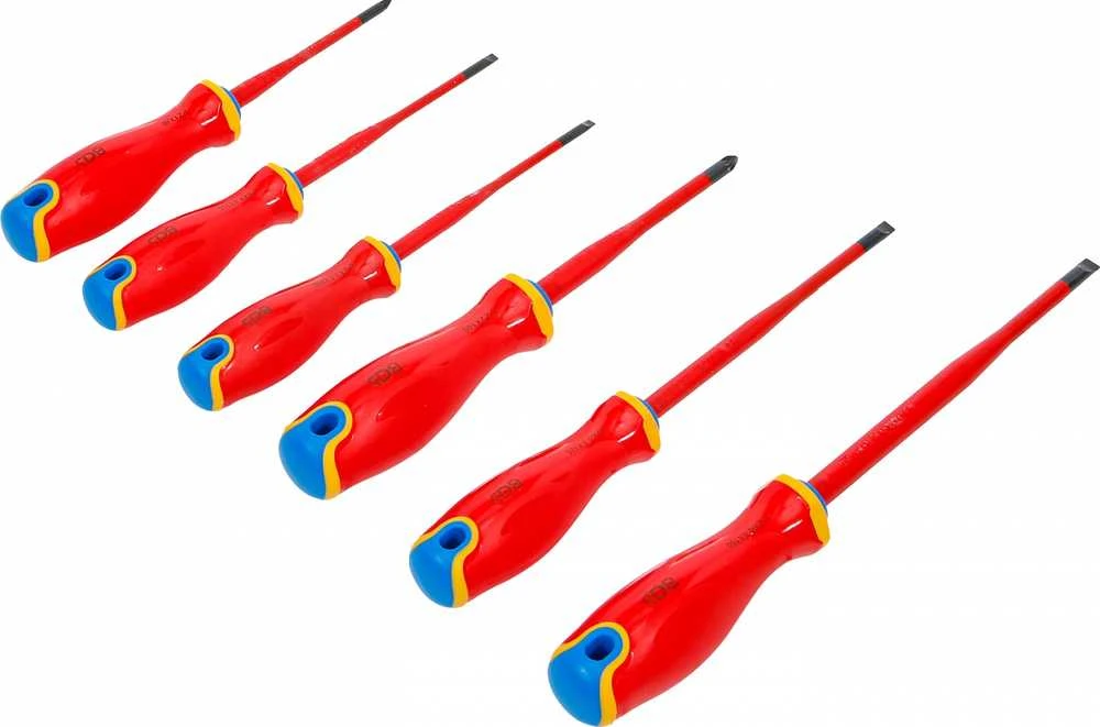 FLO Bgs Technic VDE atsuktuvų rinkinys | ypač plonas antgalis | 6 vnt. (35850)