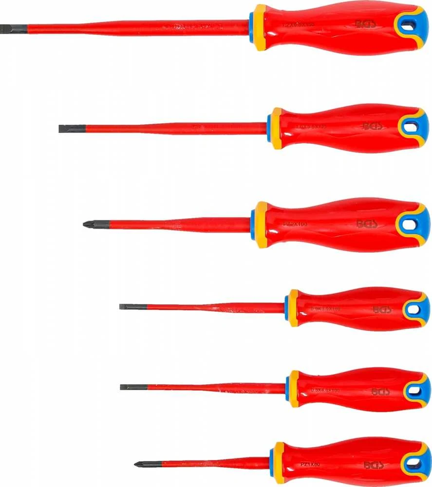 FLO Bgs Technic VDE atsuktuvų rinkinys | ypač plonas antgalis | 6 vnt. (35850)