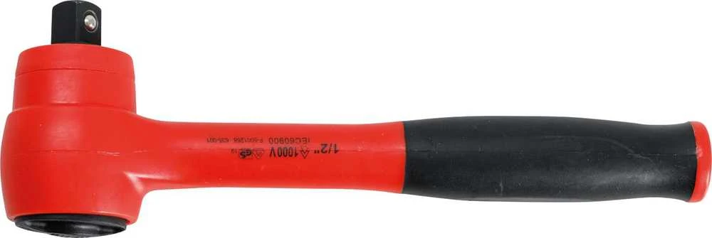 Bgs Technic VDE reversinė terkšlė | smulkūs dantukai | 12.5 mm (1/2") | 1000 V (702)