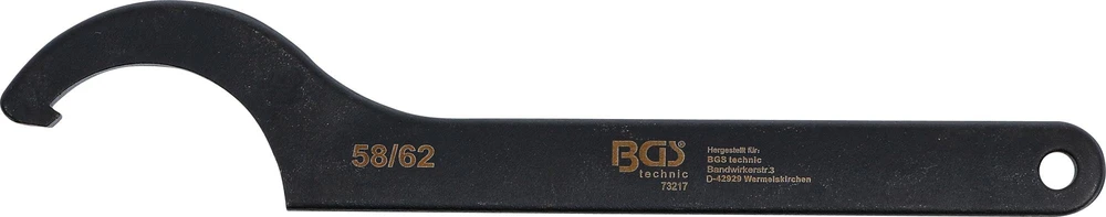 Bgs Technic Veržliaraktis užmetamas | kablys | 58 - 62 mm (73217)