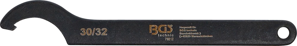 Bgs Technic Veržliaraktis užmetamas | kablys | 30 - 32 mm (73212)