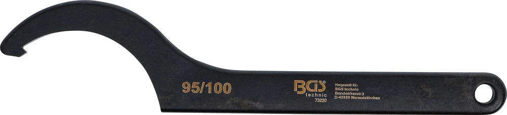 Bgs Technic Veržliaraktis užmetamas | kablys | 95 - 100 mm (73220)
