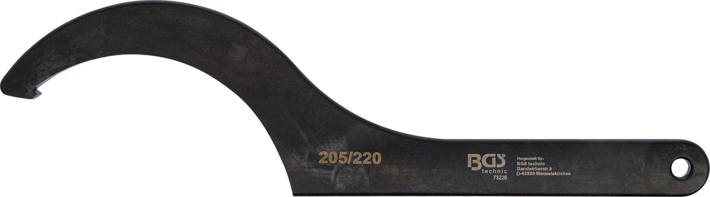 Bgs Technic Veržliaraktis užmetamas | kablys | 205 - 220 mm (73226)