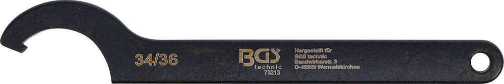 Bgs Technic Veržliaraktis užmetamas | kablys | 34 - 36 mm (73213)