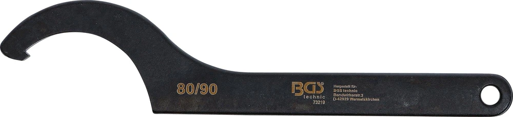 Bgs Technic Veržliaraktis užmetamas | kablys | 80 - 90 mm (73219)