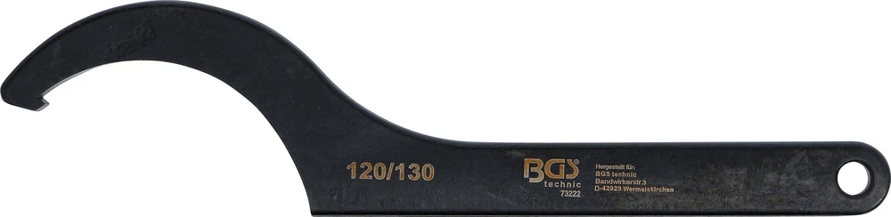 Bgs Technic Veržliaraktis užmetamas | kablys | 120 - 130 mm (73222)