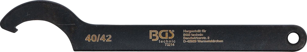 Bgs Technic Veržliaraktis užmetamas | kablys | 40 - 42 mm (73214)