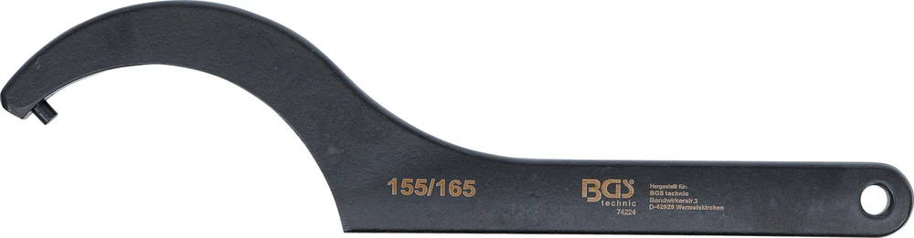 Bgs Technic Veržliaraktis užmetamas | su antgaliu | 155 - 165 mm (74224B)