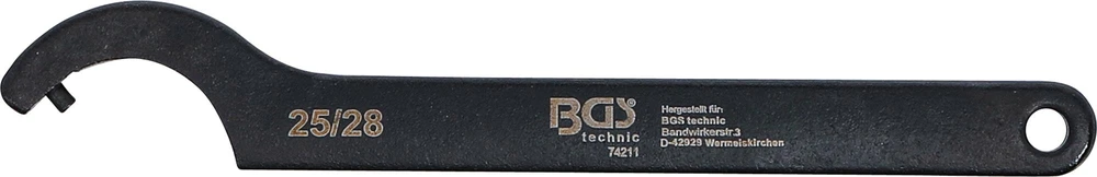 Bgs Technic Veržliaraktis užmetamas | su antgaliu | 25 - 28 mm (74211)
