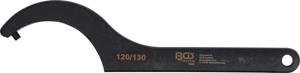 Bgs Technic Veržliaraktis užmetamas | su antgaliu | 120 - 130 mm (74222B)