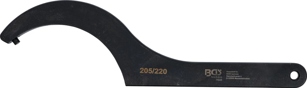 Bgs Technic Veržliaraktis užmetamas | su antgaliu | 205 - 220 mm (74226B)