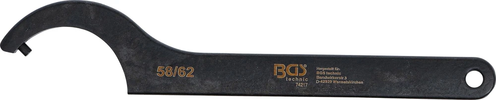 Bgs Technic Veržliaraktis užmetamas | su antgaliu | 58 - 62 mm (74217)