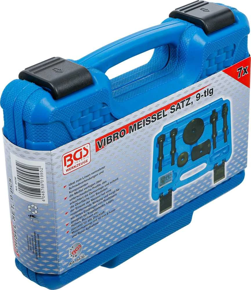 Bgs Technic Vibro - smūginių kaltų / iškalėjų rinkinys (8436)