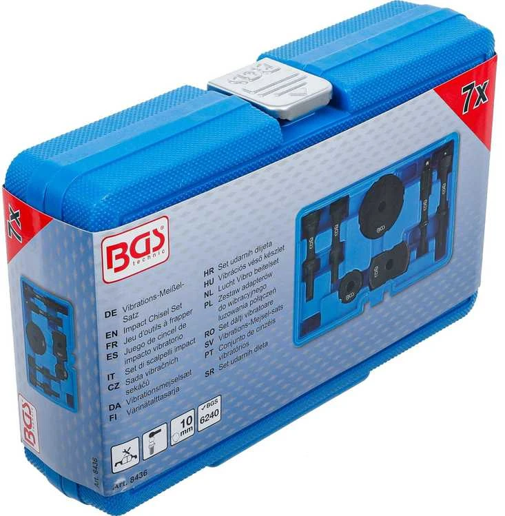 Bgs Technic Vibro - smūginių kaltų / iškalėjų rinkinys (8436)