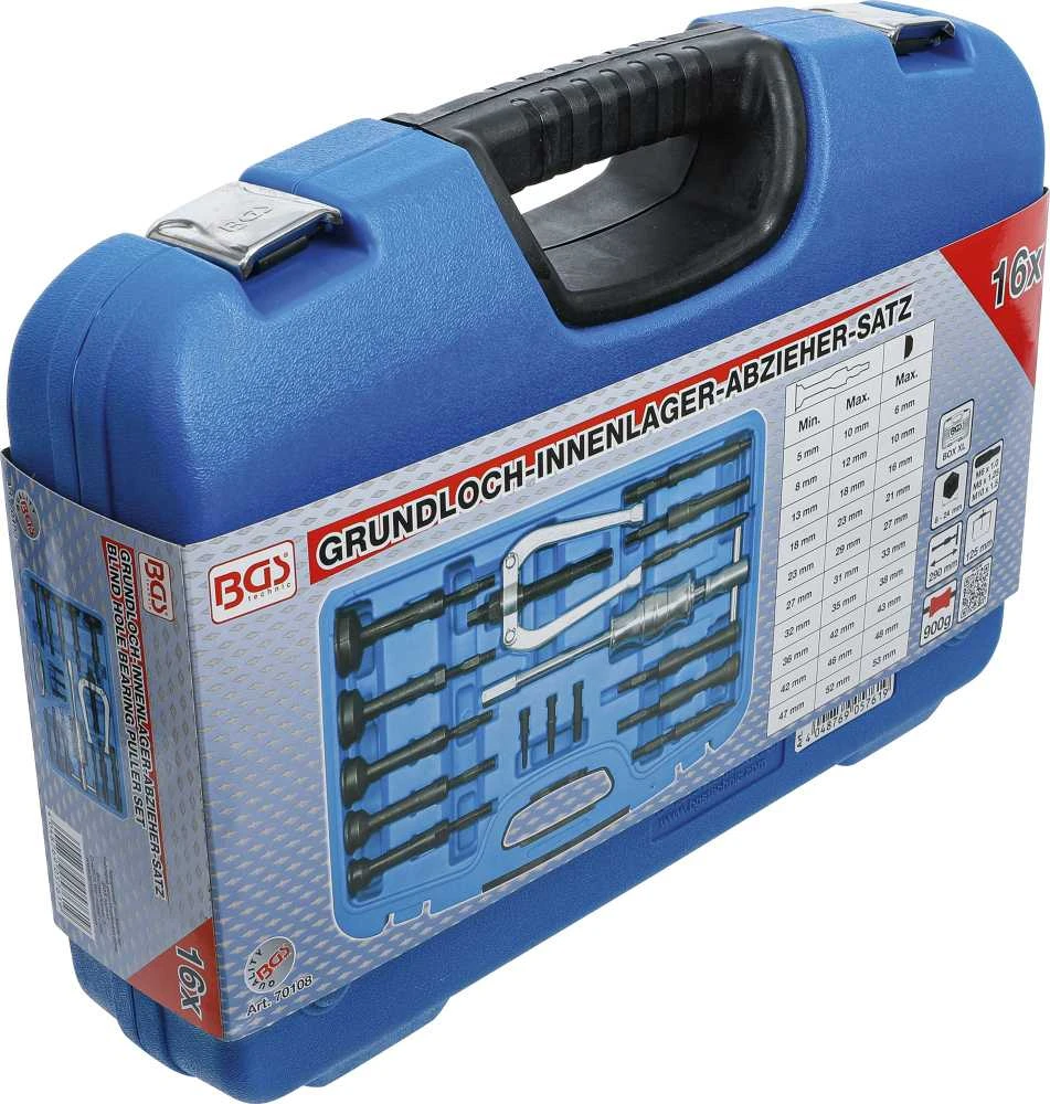 Bgs Technic Vidinių guolių nuėmėjų komplektas su atbuliniu plaktuku | 15 vnt. (70108)