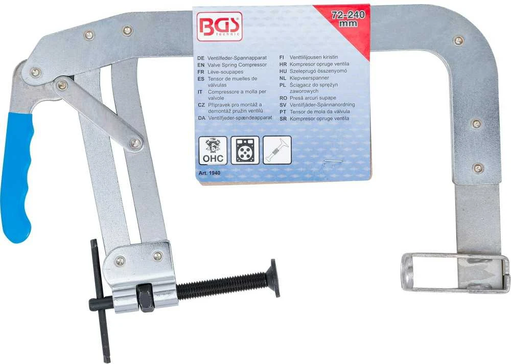 Bgs Technic Vožtuvų nuspaudėjas | OHC varikliams | 72 - 240 mm (1940)