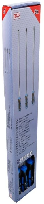 Bgs Technic Ypač ilgų atsuktuvų rinkinys | SL 6 mm / PH2 / Torx T15 | 450 mm | 3 vnt. (74738)
