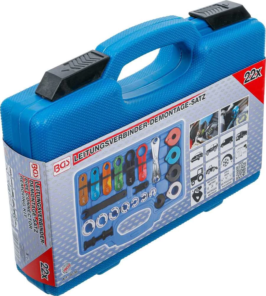 Bgs Technic Žarnelių sujungimų nuėmėjų komplektas | 22 vnt. (8036)