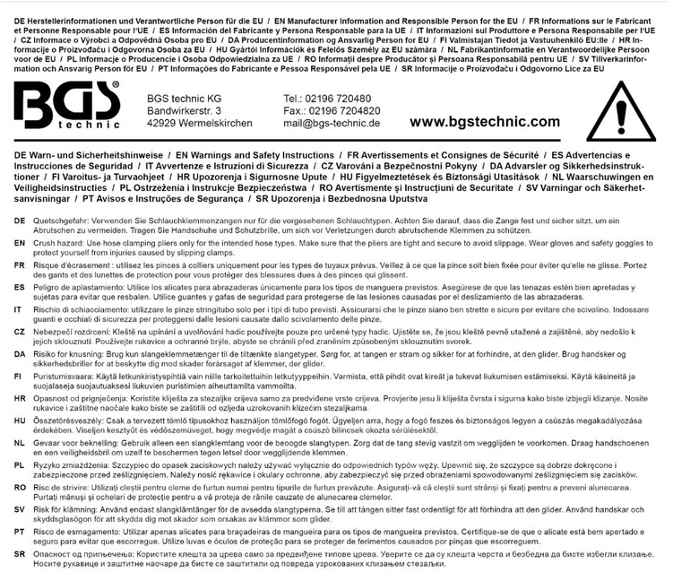 Bgs Technic Žarnų gnybto nuėmimo įrankis | 0 - 40 mm (8805)