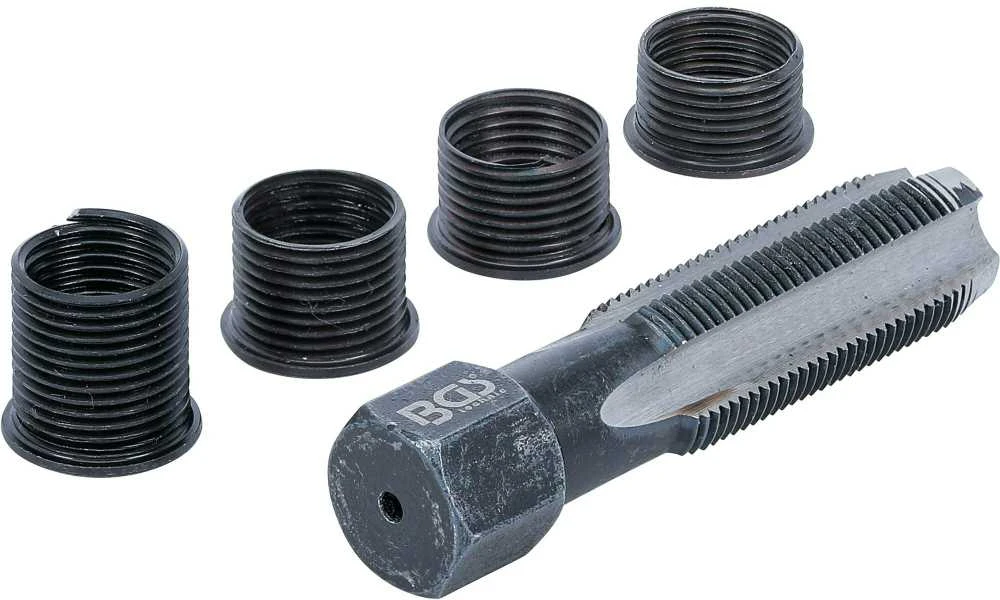 Bgs Technic Žvakės sriegio remonto rinkinys | M14 x 1,25 mm | 5 vnt. (152)