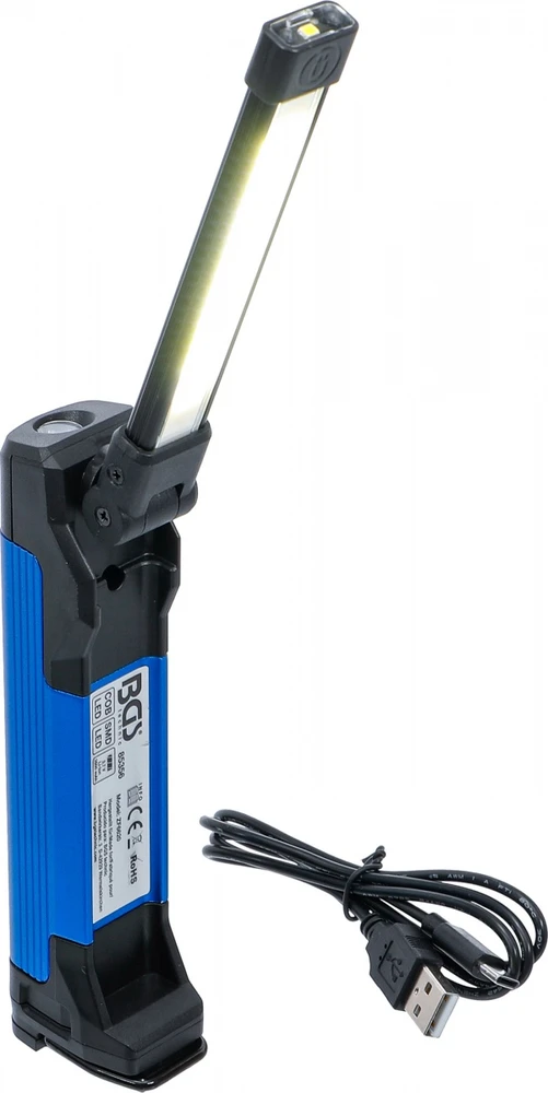 Bgs Technic Akumuliatorinė lankstoma darbo lempa BGS | COB-LED | 4 W | 400 lm (85356)