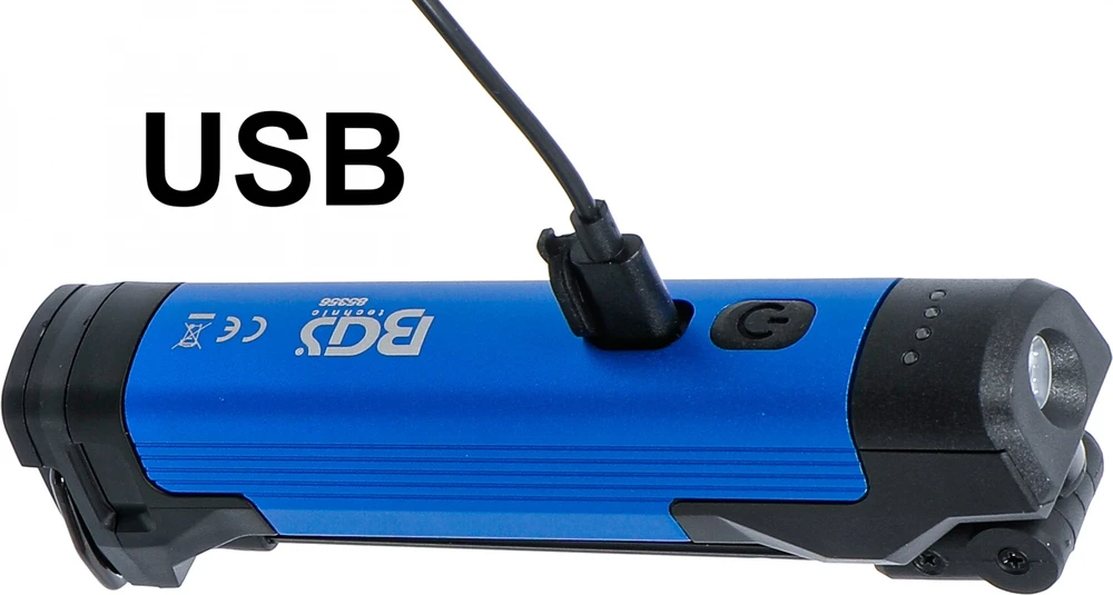 Bgs Technic Akumuliatorinė lankstoma darbo lempa BGS | COB-LED | 4 W | 400 lm (85356)