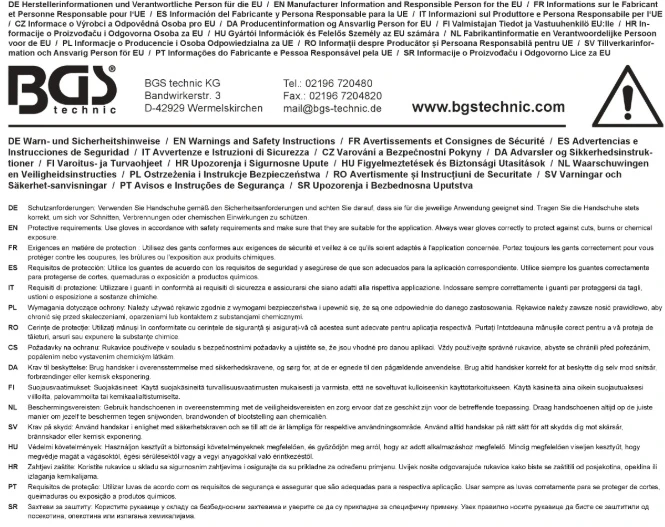 Bgs Technic Darbo pirštinės | 9 (L) dydis | EN 388 (4521)