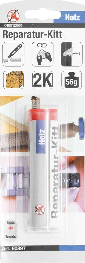 Bgs Technic Dviejų komponentų klijai (plastilinas) medžiui (80897)