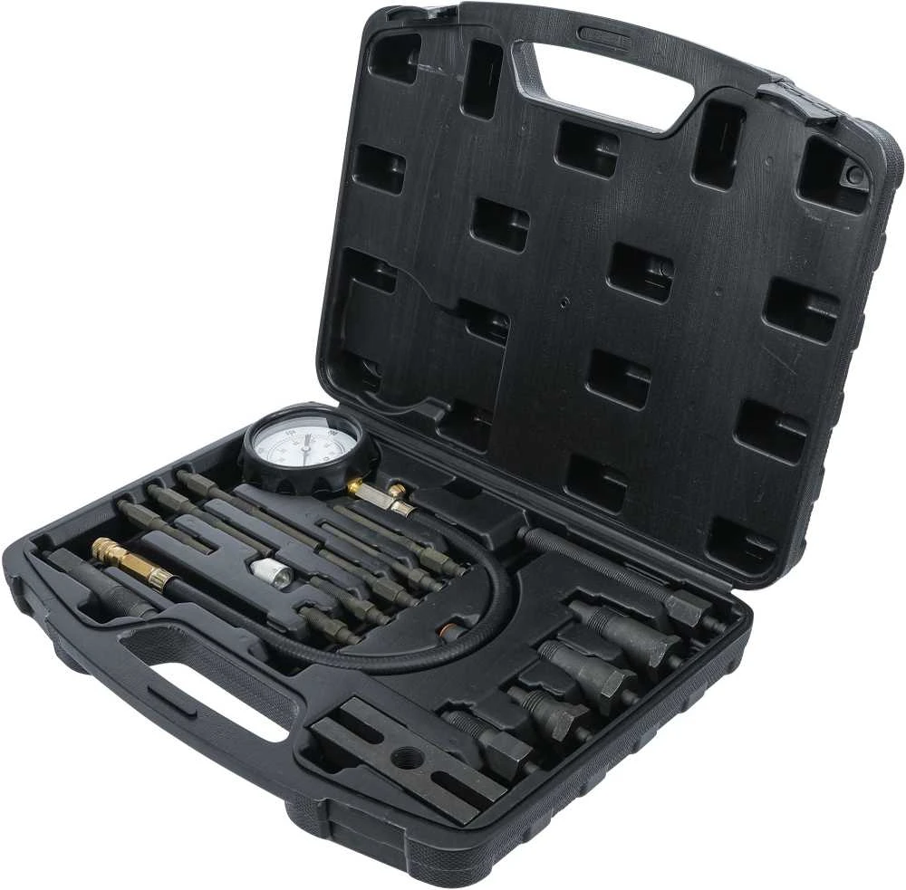 Bgs Technic Dyzelinis kompresijos matuoklis su adapteriais (62660)