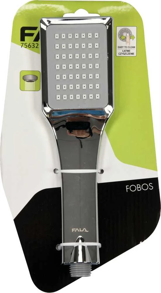 Toya Sa Poland Dušo galvutė 1 srovės funkcija, chromuota "Fobos" (75632)