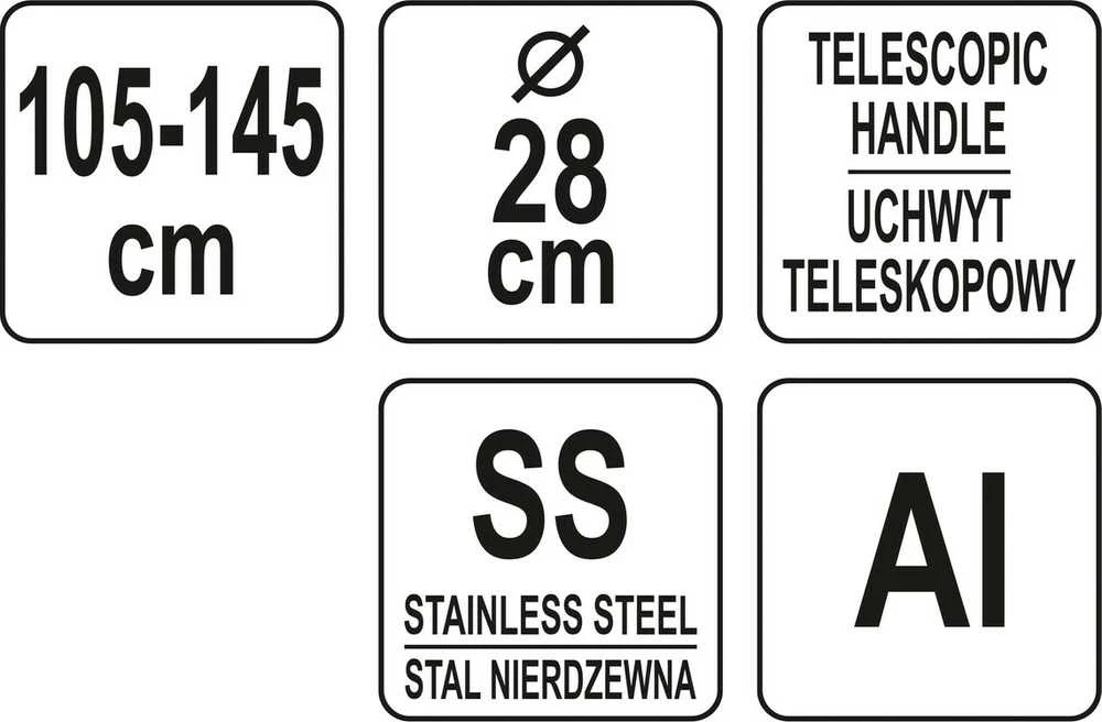Toya Sa Poland Riešutų surinktuvas / universalus surinkimo įrenginys | 105-145 X 28 cm (89891)