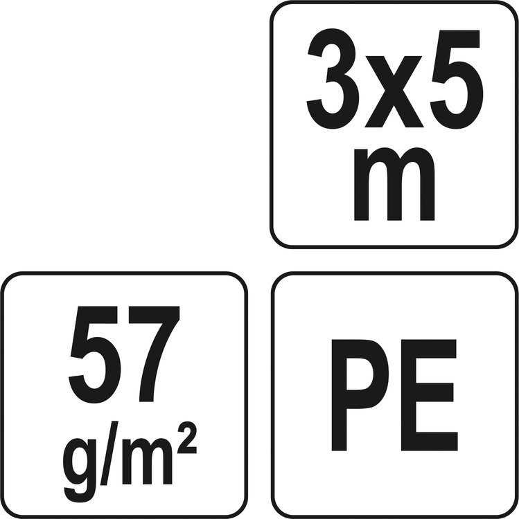 FLO Toya Sa Poland Tentas | žalias | 3 X 5 m | 57g/m2 (85132)