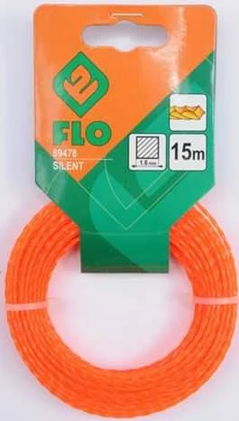 FLO Toya Sa Poland Valas žolei trimeriams | suktas "Silent" | 1.6 mm x 15 m (89478)