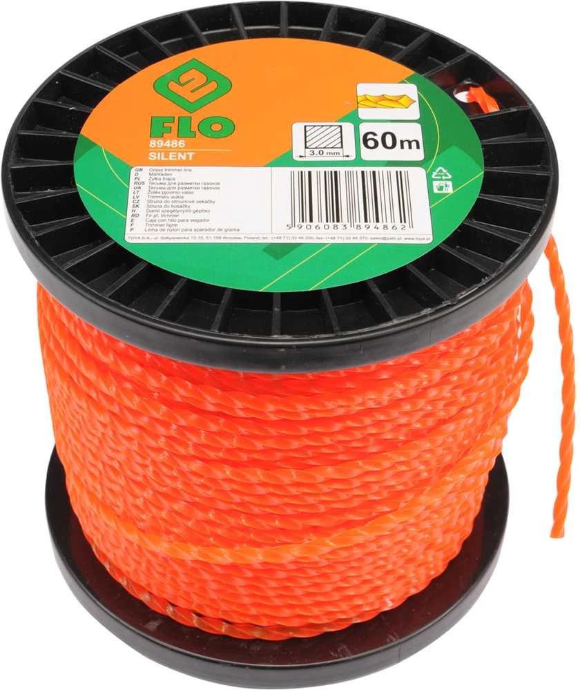 FLO Toya Sa Poland Valas žolei trimeriams | suktas "Silent" | 3.0 mm x 60 m (89486)