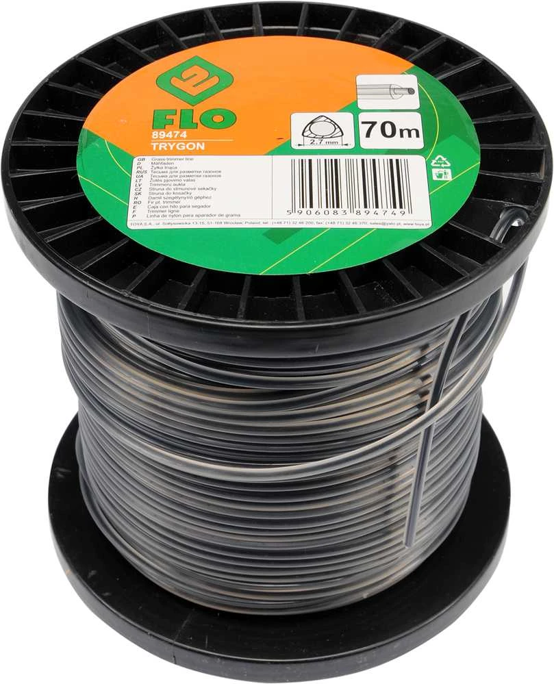 FLO Toya Sa Poland Valas žolei trimeriams | trikampis | TRYGON | 2.7 mm x 70 m (89474)
