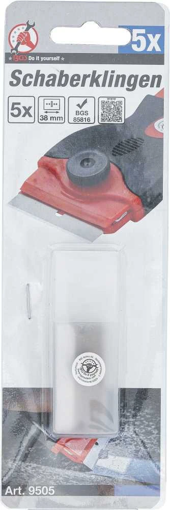 Bgs Technic Gramdymo peiliukai | BGS 85816 | 5 vnt. (9505)