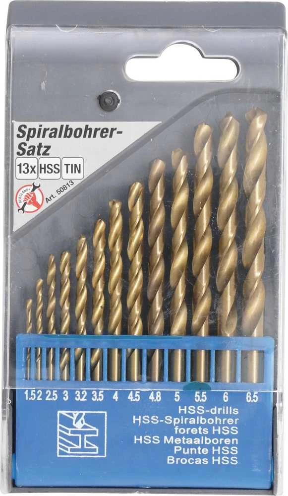 Grąžtas Bgs Technic Grąžtai metalui HSS | 1,5-6,5 mm | 13 vnt. (50813)