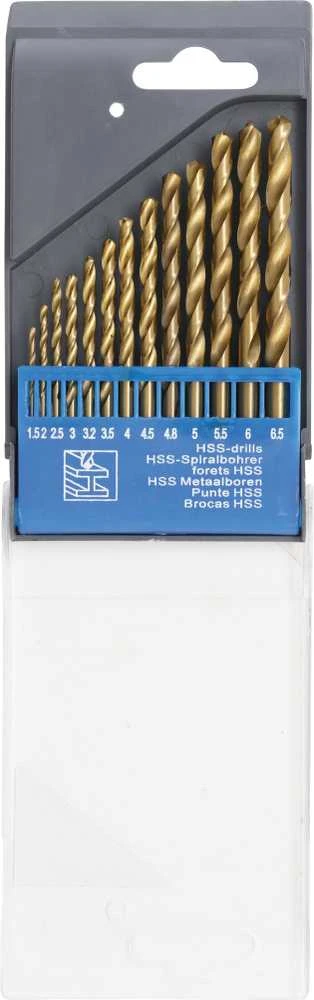 Grąžtas Bgs Technic Grąžtai metalui HSS | 1,5-6,5 mm | 13 vnt. (50813)