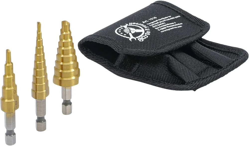 Grąžtas Bgs Technic Grąžtai skylės (pa)platinimui pakopiniai | 3-20 mm | 3 vnt. (1616)
