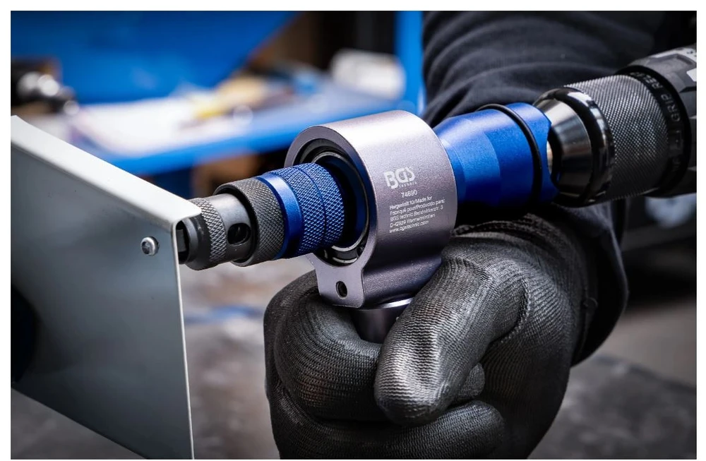 Grąžtas Bgs Technic Metalinis kniedinių veržlių ir kniedžių antgalis gręžtuvui | M3–M12 (74690)