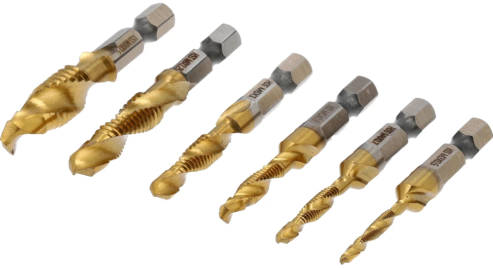 Grąžtas STHOR GRAŽTŲ IR SRIEGIKLIŲ RINKINYS M3-M10 6 vnt. HEX