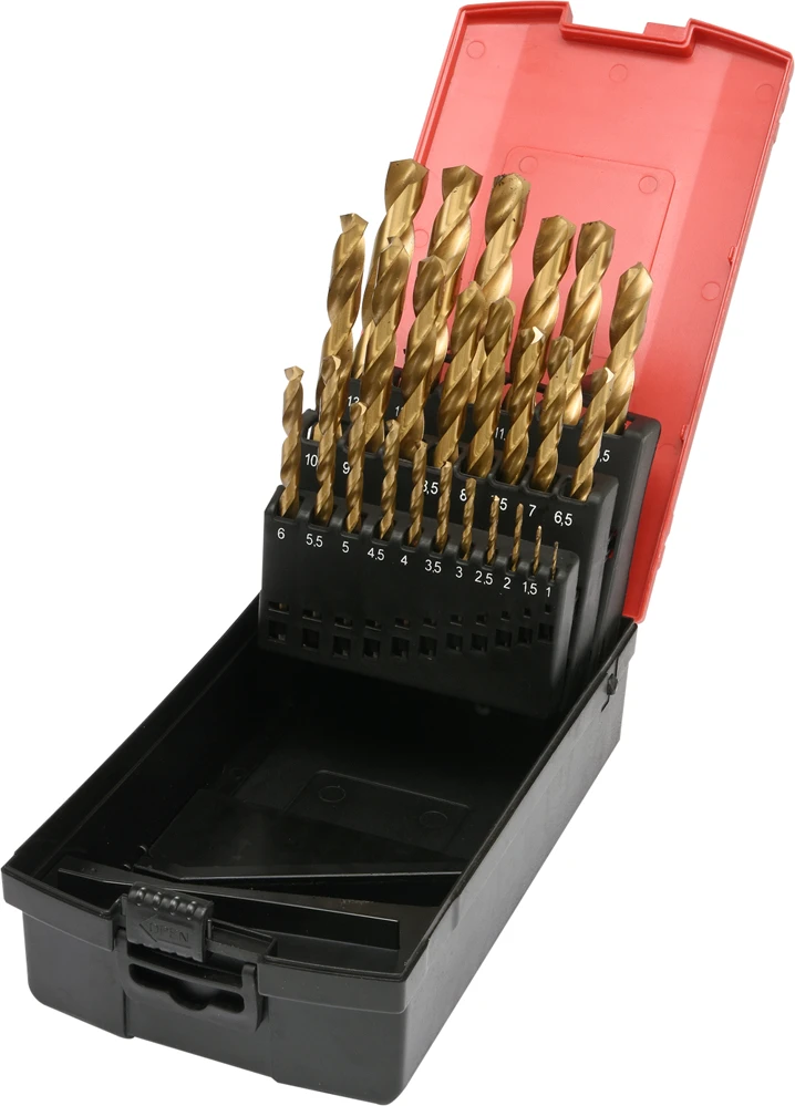 Yato metalo grąžtų rinkinys HSS-TiN 1-13mm YT-44676