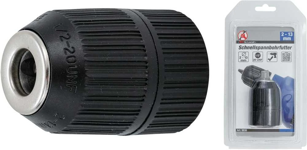 Grąžtas Bgs Technic Greito veikimo griebtuvas | 2 - 13 mm | 1/2" x 20 UNF (9936)