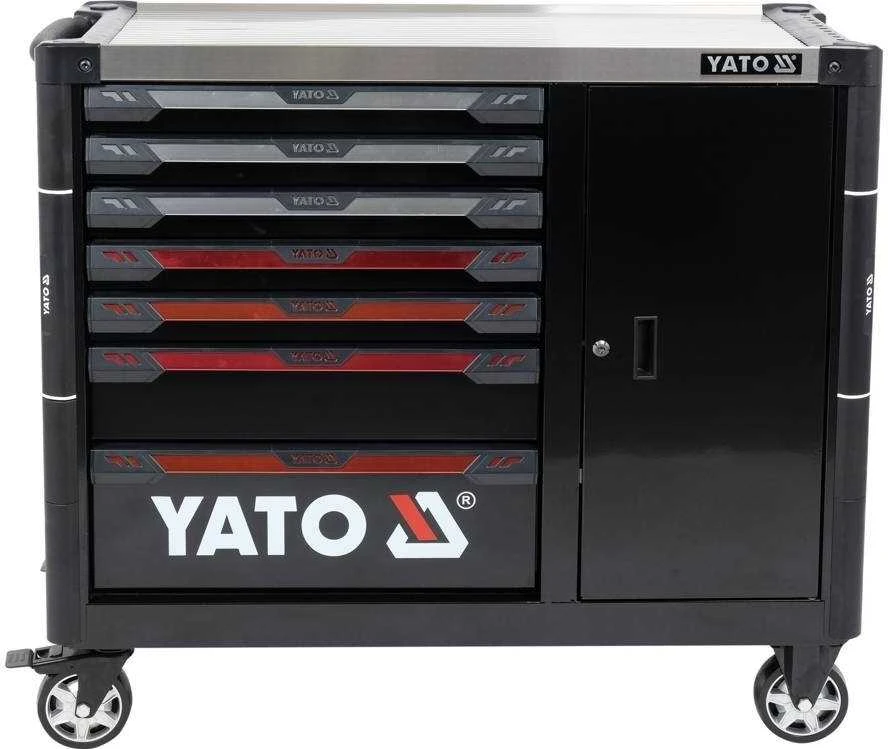 Yato Toya Sa Poland Įrankių spintelė ant ratukų | 7 stalčiai / 1 durelės (YT-09033)