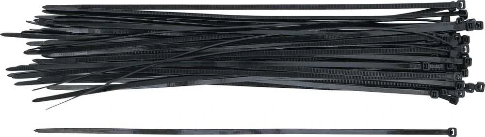 Bgs Technic Kabelių jungčių asortimentas | juodi | 4,5 x 350 mm | 50 vnt. (80877)