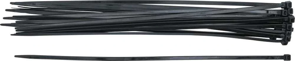 Bgs Technic Kabelių jungčių asortimentas | juodi | 7,6 x 500 mm | 20 vnt. (80879)