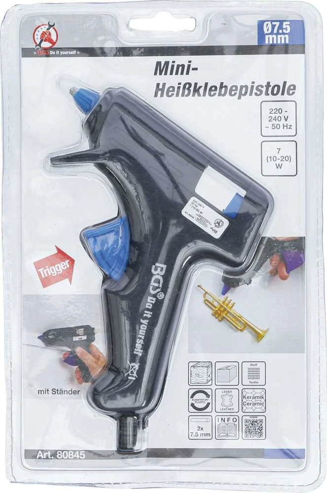Bgs Technic Karštų klijų pistoletas | Klijavimo lazdelės Ø 7.5 mm | 7 W (80845)